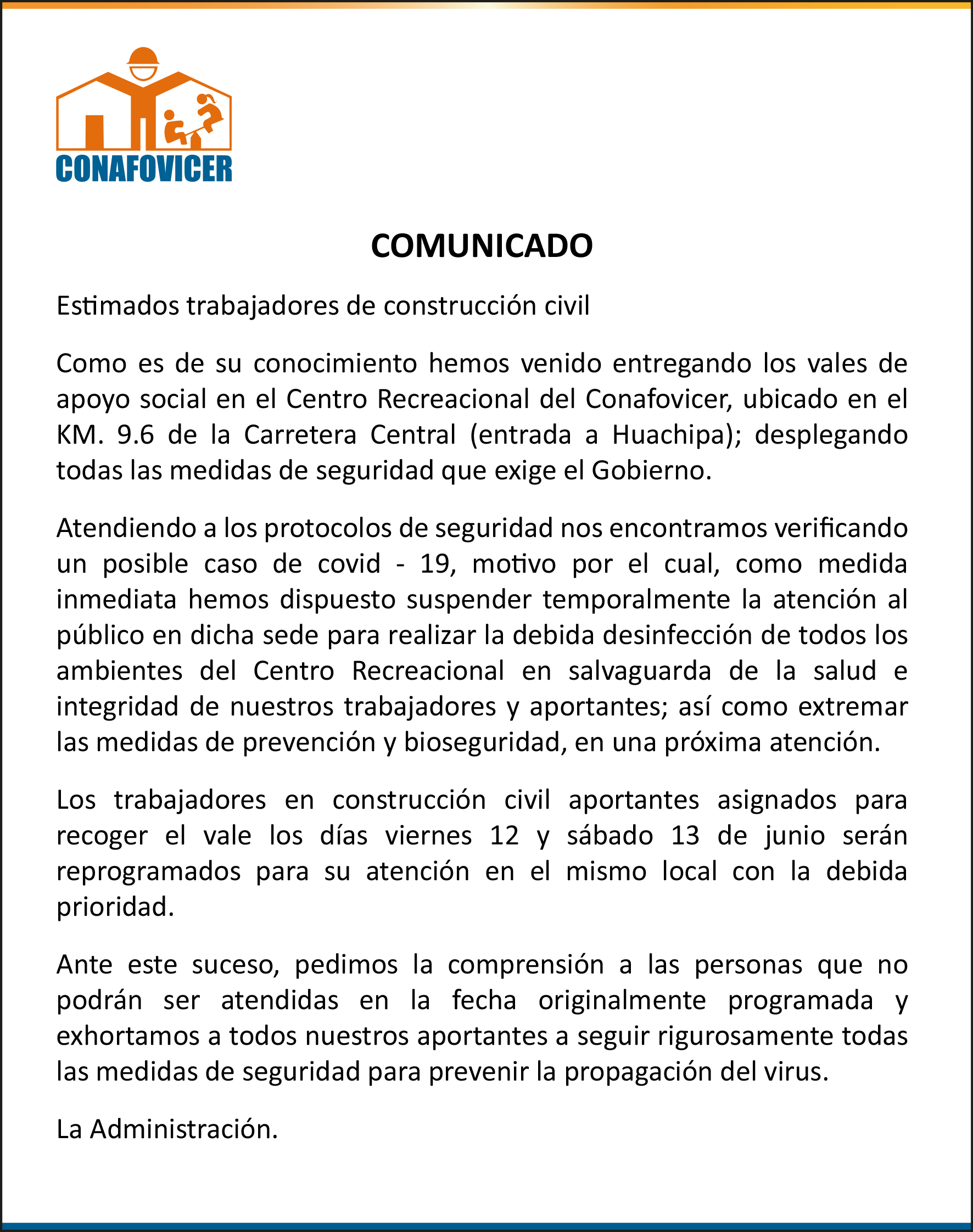 Comunicado CR